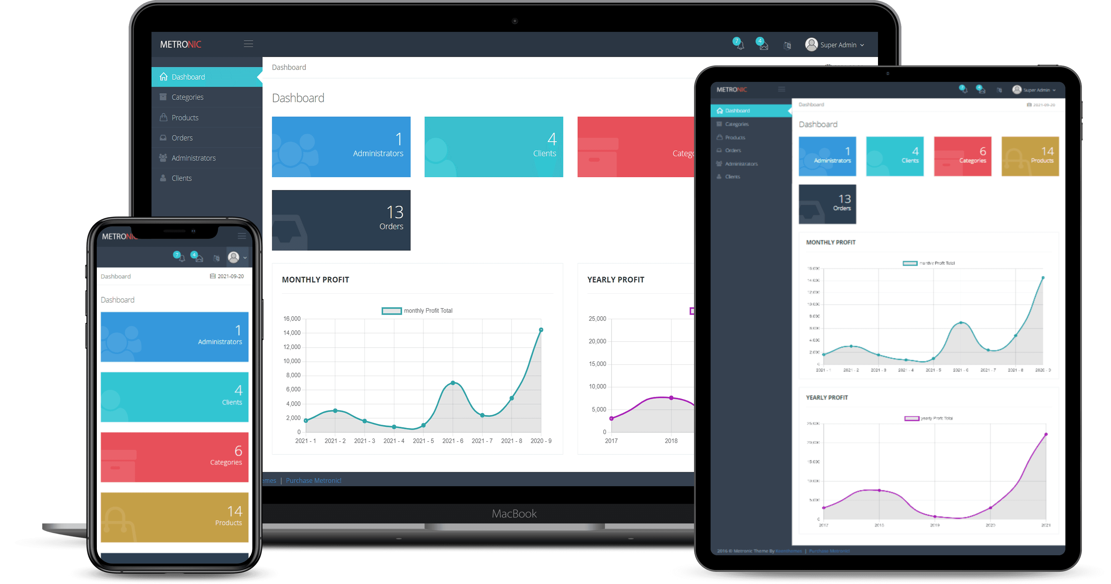Website for Sales Management