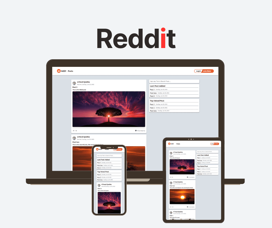Reddit – Lightweight Reddit Clone